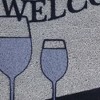 HomeRoots 18" X 30" Black and Red Door Mat - 4 of 4