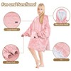 Tirrinia Girls Boys Blanket Hoodie Sweatshirt, Oversized Fleece Pullover, Hooded Fleece Lined Blanket, Christmas Gift for Kids Teens, Youth - 4 of 4