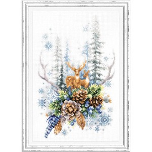 Magic Needle Winter Forest Spirit 200-017 Counted Cross-Stitch Kit