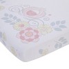 NoJo Disney Sweet Princess Light Blue, Pink, and White Enchanted 100% Cotton Photo Op Fitted Crib Sheet - 2 of 4