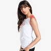 Calypsa Women's Plus Size Loose Fit Tankini UPF 50+ Maya Swim Top - 3 of 3