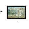 HomeRoots Peaceful Tree Line Black Framed Print Wall Art - 3 of 4