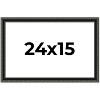 PosterPalooza | Antique Black Picture Frame - UV Acrylic, Backing Board, Hanging Hardware Included - 2 of 4