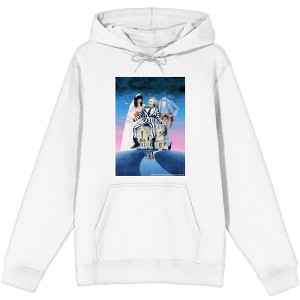 Beetlejuice Mansion Key Art Adult Long Sleeve Hoodie - 1 of 2