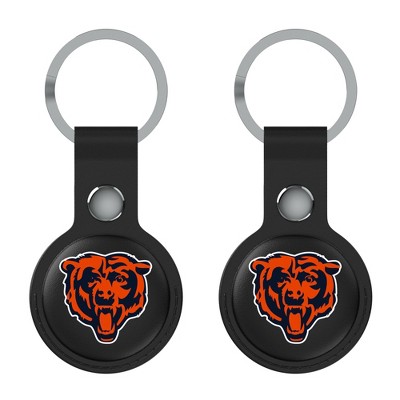 Keyscaper NFL NFC Teams Insignia Black Airtag Holder 2-Pack