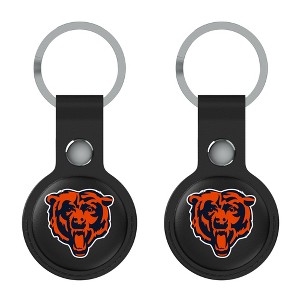 Keyscaper NFL NFC Teams Insignia Black Airtag Holder 2-Pack - 1 of 4