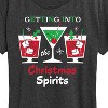 Women's - Instant Message - Getting Into Christmas Spirits Short Sleeve Graphic T-Shirt - 2 of 4
