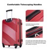 Whisen 3-Piece Set(20/24/28 in.) Luggage Sets Hardshell Lightweight Suitcase with TSA Lock and Two Hooks - 2 of 4