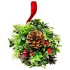 Northlight Berry Wand Pine Cone Glittered Topiary Ball Christmas Ornament - 7" - 3 of 3