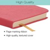 Global Printed Products Textured Cover Weekly Monthly Pocket Planner CY 2025 (Pink) - 2 of 4