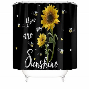 You Are My Sunshine Shower Curtains for Bathroom Waterproof Fabric Bath Curtain Durable Soft Stylish Bathroom Decor 72x72 Inch - 1 of 1