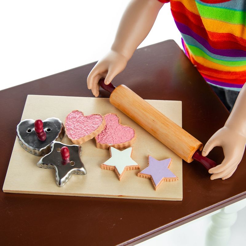 The Queen's Treasures 18 In Doll  8 Piece Baking Tools And Cookies Set, 4 of 9