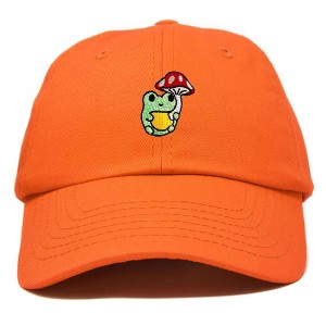 Dalix Mushroom Frog Unicorn Embroidered Cotton Dad Hat Baseball Cap Adjustable Mens Womens - 1 of 4