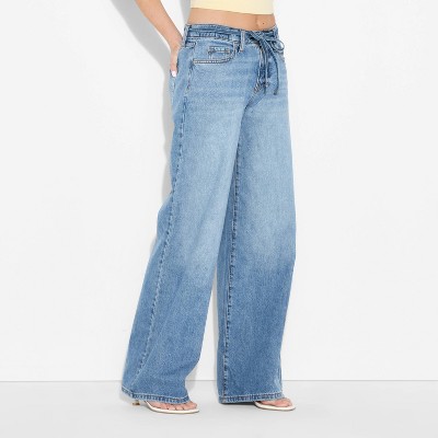 Women's Low-Rise Baggy Jeans - Wild Fable
