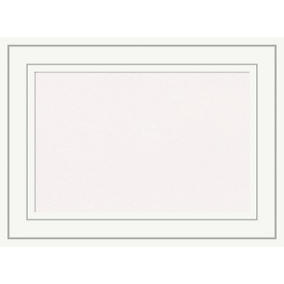 Amanti Art White Wood Framed Corkboard, 26" x 20"