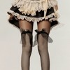 Anna-Kaci Women's Sheer Thigh High Stockings with Oversized Organza Bow Accents and Soft Stretch Fit for Elegant Feminine Styling - 2 of 4