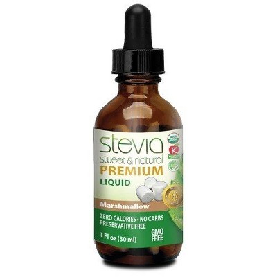 Sweet Liquid Stevia - Marshmallow by Stevia International  -  1 oz Liquid