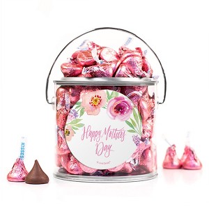 Mother's Day Candy Gift with Hershey's Kisses Milk Chocolate - By Just Candy - 1 of 2