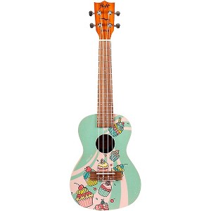 Flight AUC-33 Concert Ukulele Cupcake - 1 of 4