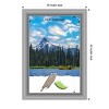 Amanti Art Peak Polished Nickel Picture Frame - 4 of 4