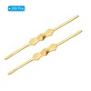 Unique Bargains Bowtie Copper Clip for Fastening Chandelier Crystal Lamp 200 Pcs - 3 of 4