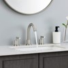 ChicFurnit Bathroom Sink Faucet 2 Handle Widespread with 360 Swivel Spout for Bathroom, Silver and Gray, 14.65"*11.97"*3.66" - 2 of 4