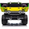 2 Seater Ride On Car with Remote Control, 4WD Off-Road Truck 12V Electric Battery Powered Ride On Toys, 25W Dual Motor, for Kids - 2 of 4