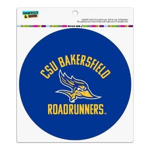 California State University Bakersfield Matadors Logo Automotive Car Refrigerator Locker Vinyl Circle Magnet - 1 of 4