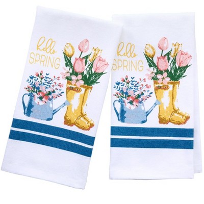 Hello Spring Set of 2 Hand Towels