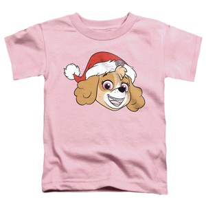 Toddler Boys' Paw Patrol Skye Santa Hat T-Shirt - 1 of 4