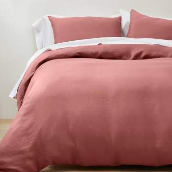 Elmira Dusty Rose Cotton King Quilted Sham