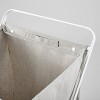 Folding X-Frame Hamper Matte White - Brightroom™ - image 3 of 4