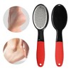 Unique Bargains ABS Stainless Steel 304 Removes Dead Skin Foot File Red Black 1 Set - 2 of 4