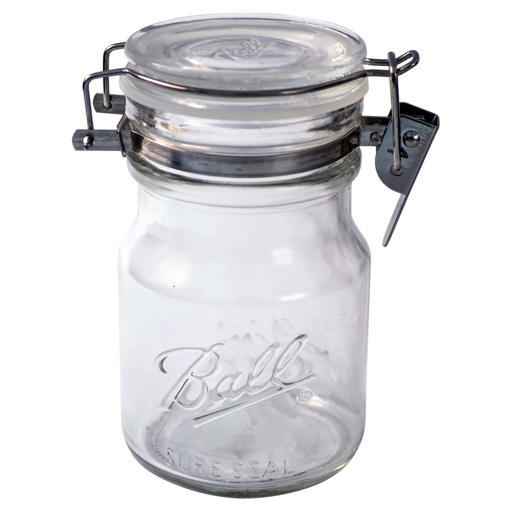 Ball 14oz Sure Seal Glass Mason Jar with Wire Bail Lid