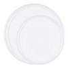Smarty Had A Party White Flat Plastic Dinnerware Set - 120 Sets - 2 of 4