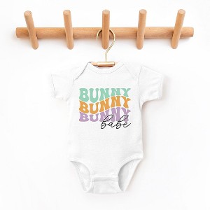 The Juniper Shop Bunny Babe Stacked Baby Bodysuit - 1 of 2