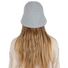 Anna-Kaci Womens Fall Knitted Bucket Hat Summer Travel Beach Crochet Fisherman Sun Hat - 3 of 4