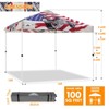 EAGLE PEAK 10x10 Pop Up Canopy Instant Tent w/ 4 Weight Bags - 2 of 4
