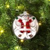 Christmas Glass Santa in Snow Ornament - Wondershop™ - 2 of 3