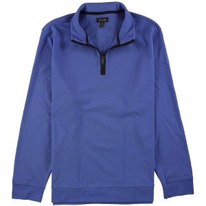 Tasso Elba Mens Piped 1/4 Zip Pullover Sweater - 1 of 1