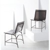 Bryant Acrylic Dining Chair (Set of 2) - SFV2566 - Smoke Grey/Gunmetal - Safavieh Couture - 4 of 4