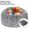 Fluffy Bean Bag Covers Only, Soft PV Velvet Bean Bag Chair Cover for Living Room Bedroom, No Filling - 4 of 4