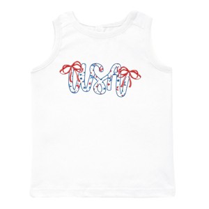 The Juniper Shop USA Cursive Coquette Toddler Tank - 1 of 4