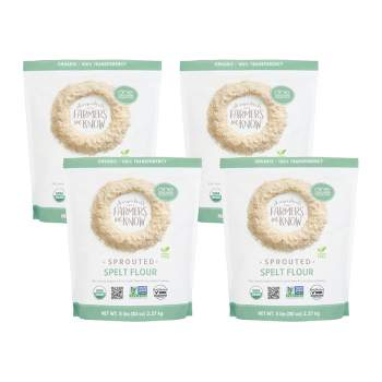 One Degree Organic Foods Sprouted Spelt Flour - Case of 4/80 oz