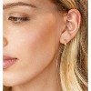 Cubic Zirconia Huggie Earrings 14k Gold Plated Tiny Earrings Small Huggie Hoop Earrings Simple Lightweight Hoops Gift for Women - 3 of 4