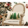 LISM 12 x 20 Inch Christmas Trees Pillowcases,Throw Pillow Cover Holiday Decoration 1 Pack - 3 of 4