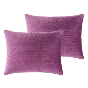 Greenland Home Fashions 2202CS Riviera Velvet Standard Pillow Sham, 20x26Inch - 1 of 4
