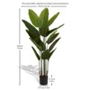 Cesicia 70.8'' H Artificial Plant, Banana Leaf Simulation, Indoor Decoration Artificial Green Tree, 2pcs/Set - 2 of 4
