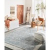Mark & Day Lichtenegg 13"H x 24"W x 24"D Bohemian/Global Silver Gray Pouf - 4 of 4