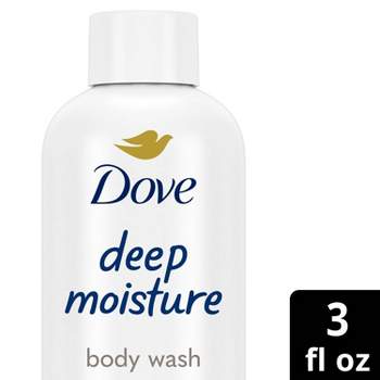 Dove Beauty Deep Moisture Nourishing Body Wash Soap for Dry Skin - Trial Size - 3 fl oz